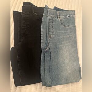 SPANX Skinny Jeans in Black and Light Blue for 2